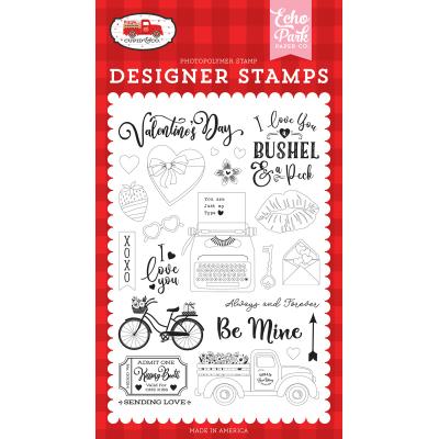 Echo Park Cupid & Co. Clear Stamps - Be Mine